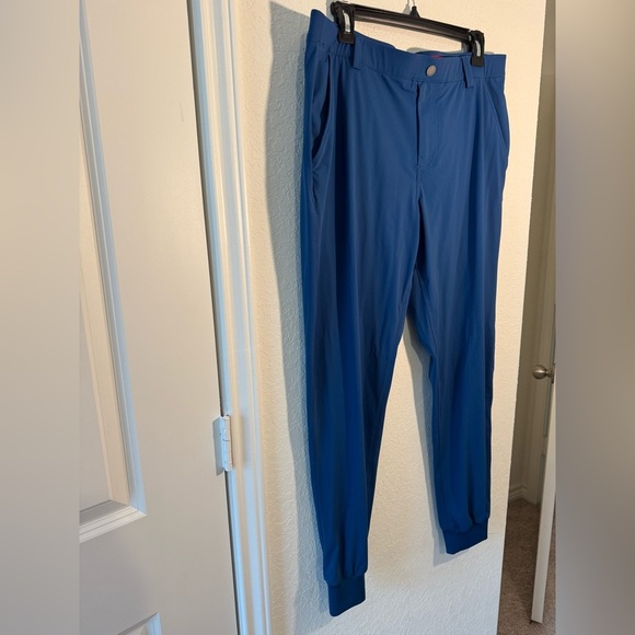Redvanly Halliday Pull On Golf Jogger In Limoges Blue Mens Size Large - Picture 3 of 8